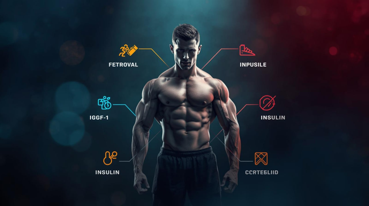 5 هورمون اصلی برای رشد عضلات